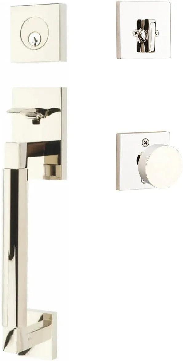 EmtekEmtek Hercules Smooth Sectional Tubular Entry Set with Round Knob in 