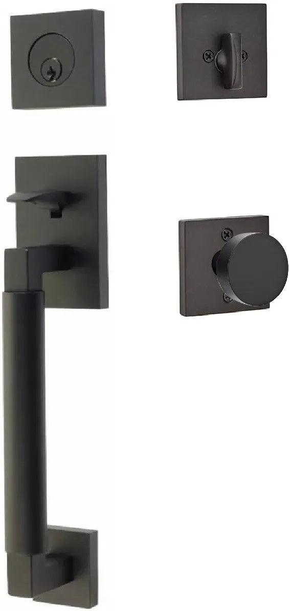 EmtekEmtek Hercules Smooth Sectional Tubular Entry Set with Round Knob in 