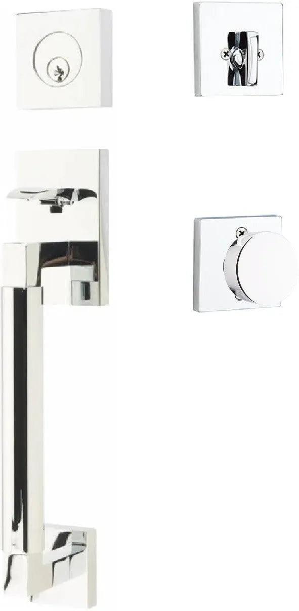 EmtekEmtek Hercules Smooth Sectional Tubular Entry Set with Round Knob in 