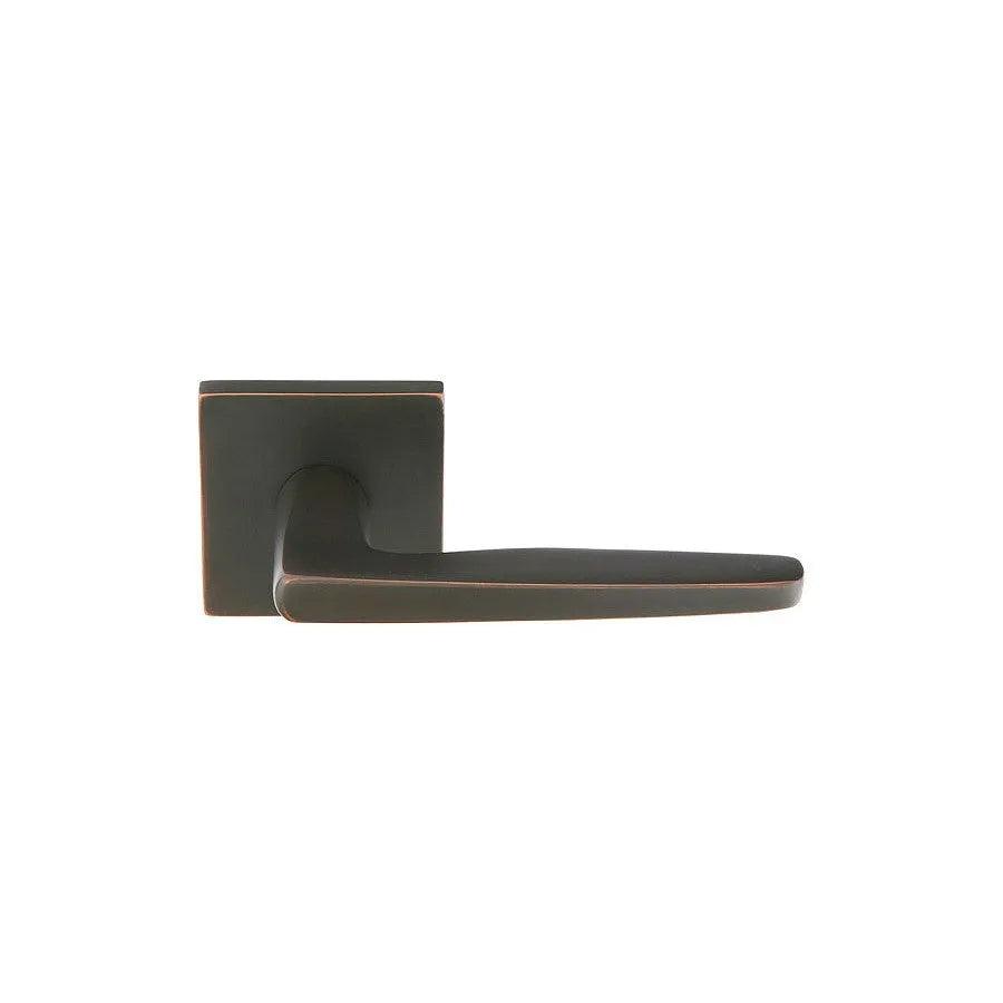 Emtek Hermes Lever With Square Rosette Oil Rubbed Bronze