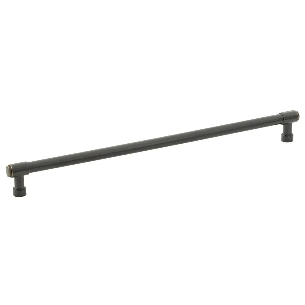 The Emtek Jasper Appliance Pull, 18" Center to Center in Oil Rubbed Bronze finish
