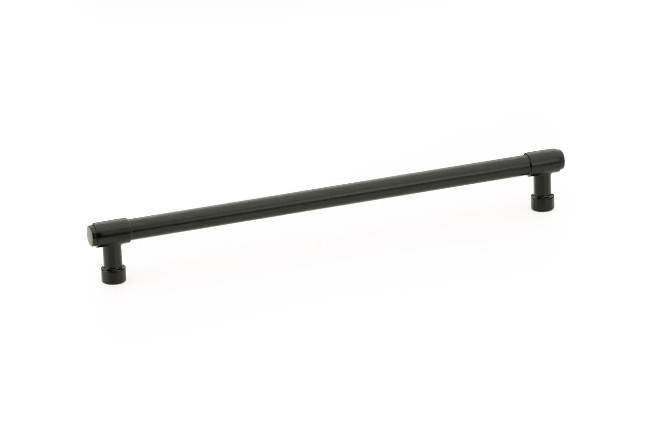 The Emtek Jasper Cabinet Pull, 10" Center to Center in Flat Black finish