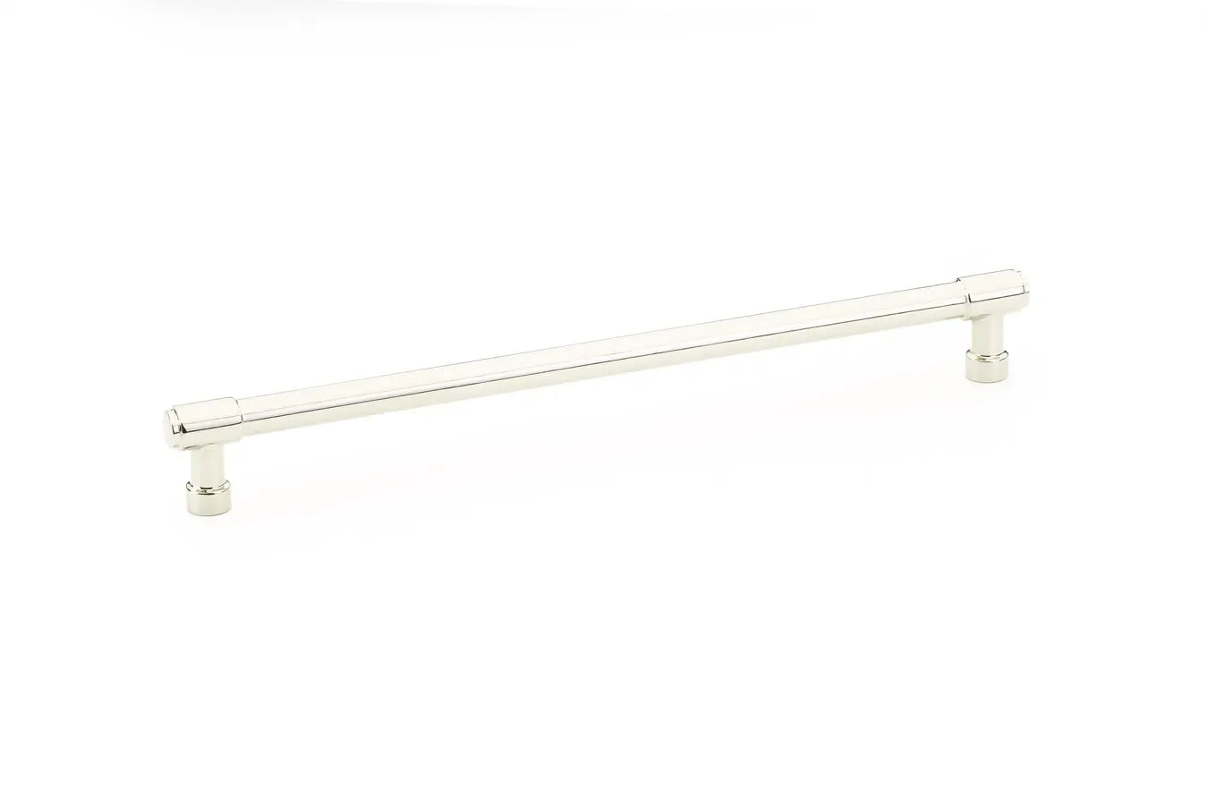 The Emtek Jasper Cabinet Pull, 10" Center to Center in Lifetime Polished Nickel finish