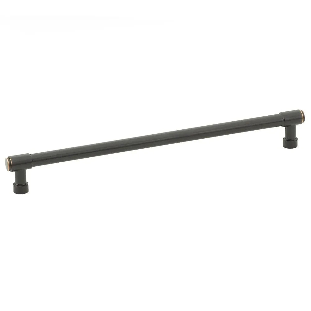 The Emtek Jasper Cabinet Pull, 10" Center to Center in Oil Rubbed Bronze finish