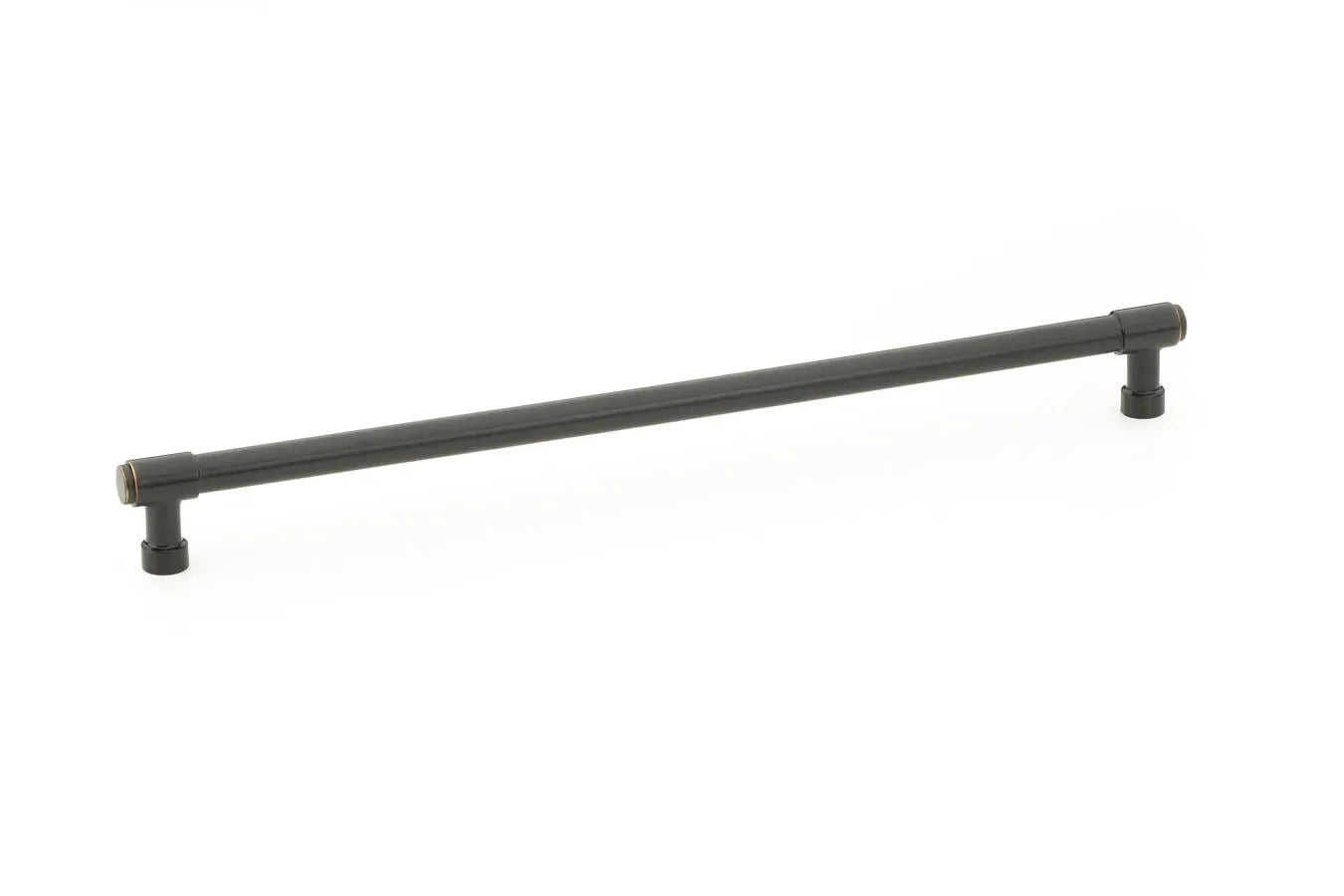 The Emtek Jasper Cabinet Pull, 12" Center to Center in Oil Rubbed Bronze finish