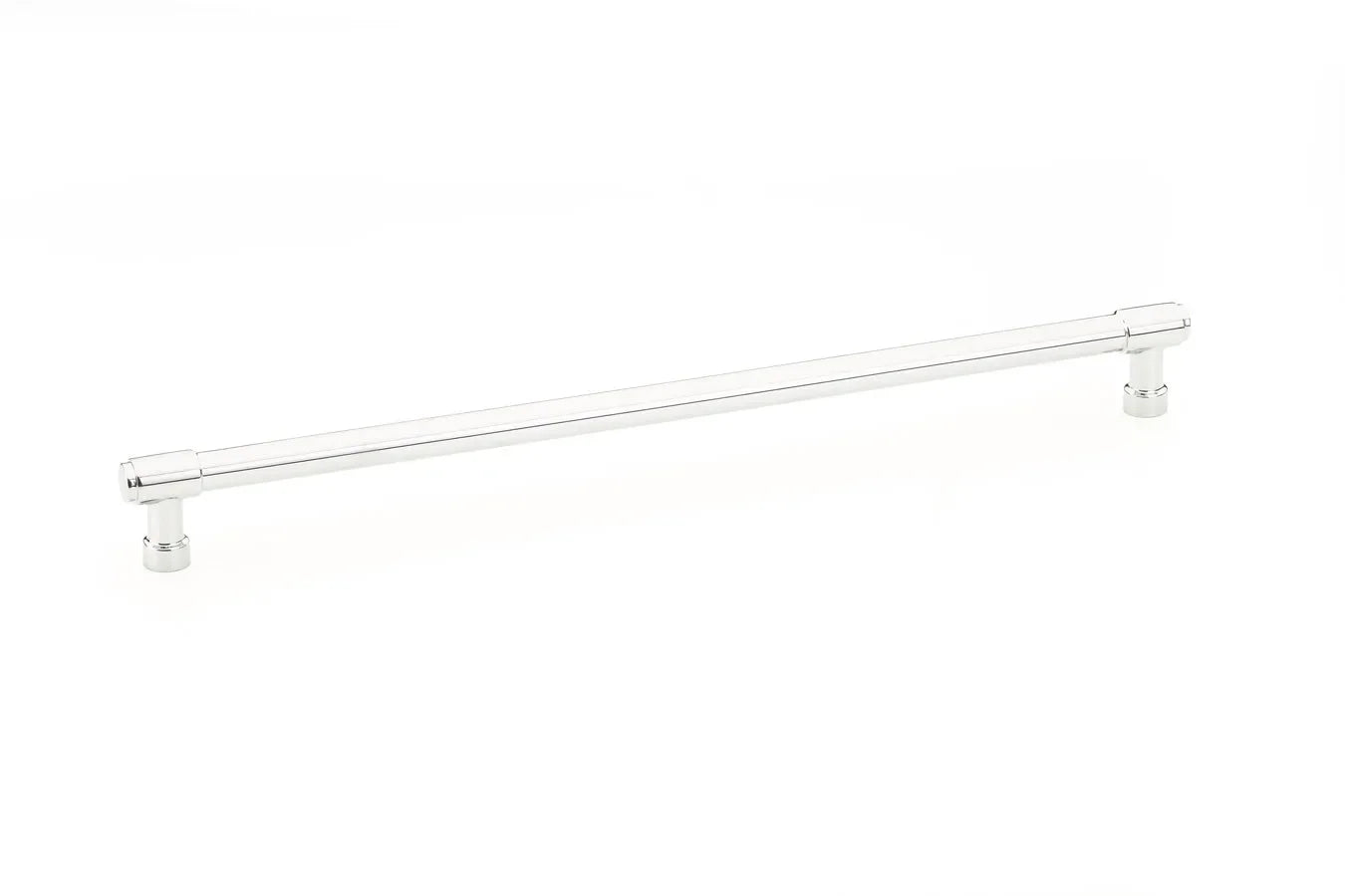 The Emtek Jasper Cabinet Pull, 12" Center to Center in Polished Chrome finish