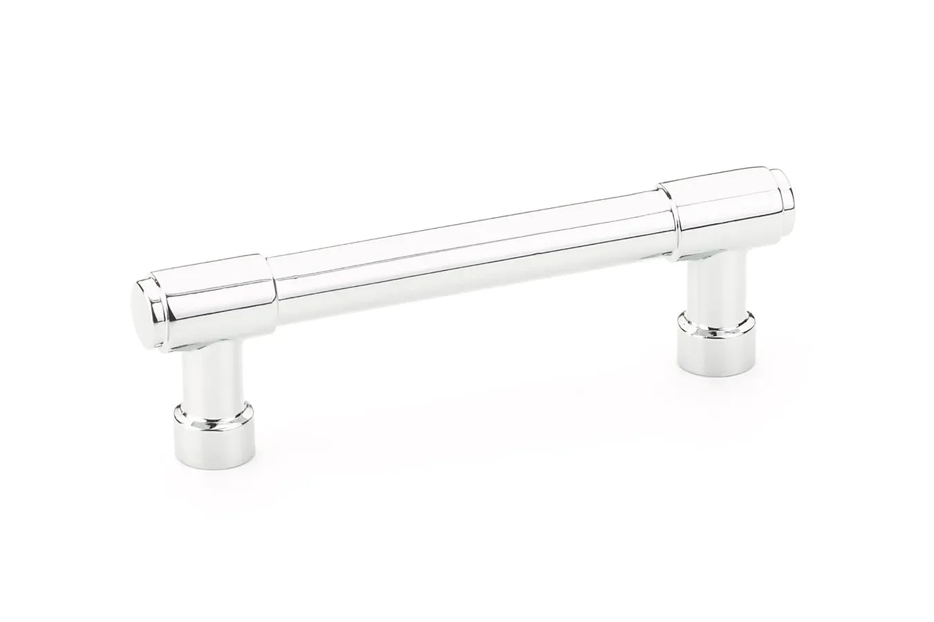 The Emtek Jasper Cabinet Pull, 3 1/2" Center to Center in Polished Chrome finish