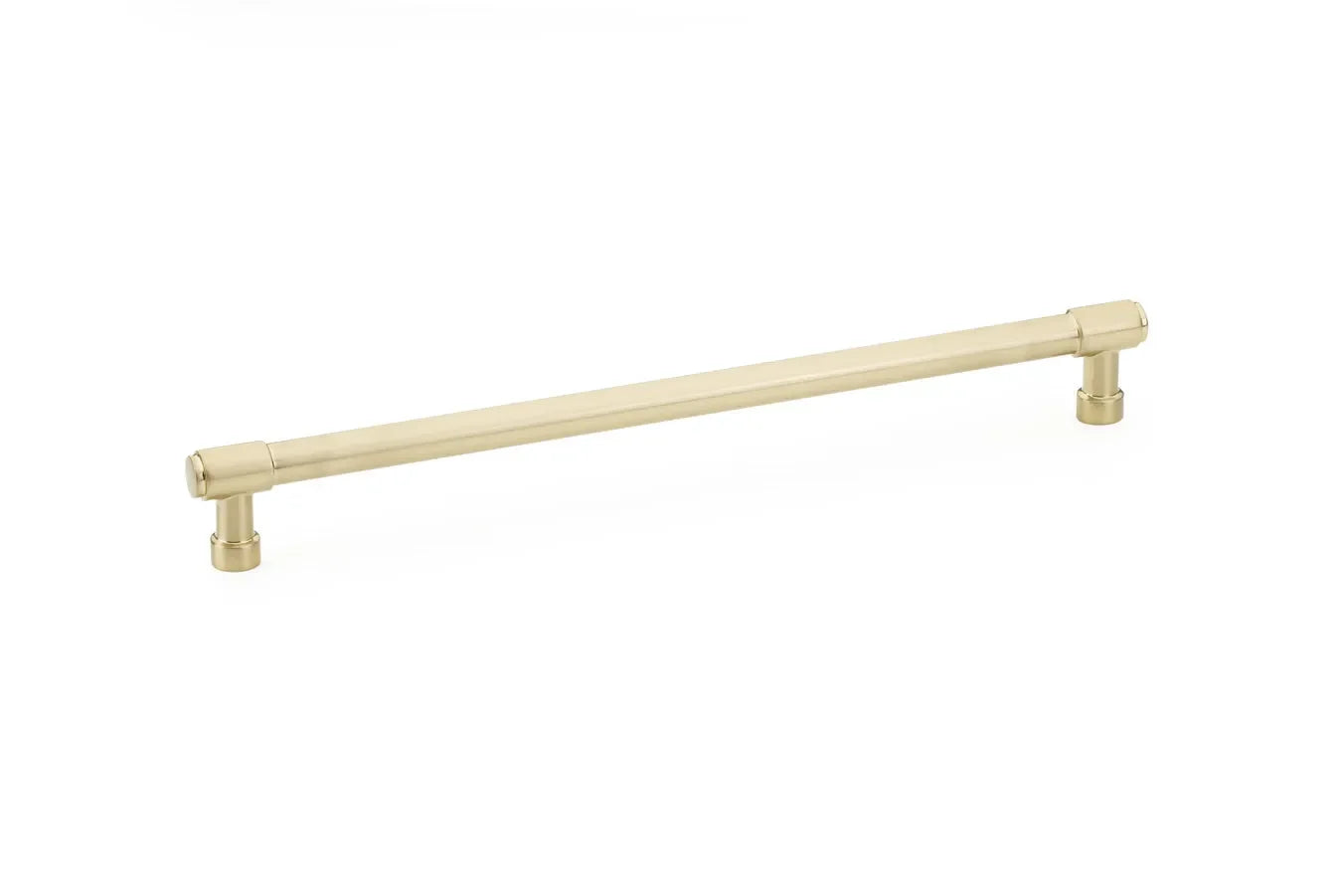 The Emtek Jasper Cabinet Pull, 10" Center to Center in Satin Brass finish