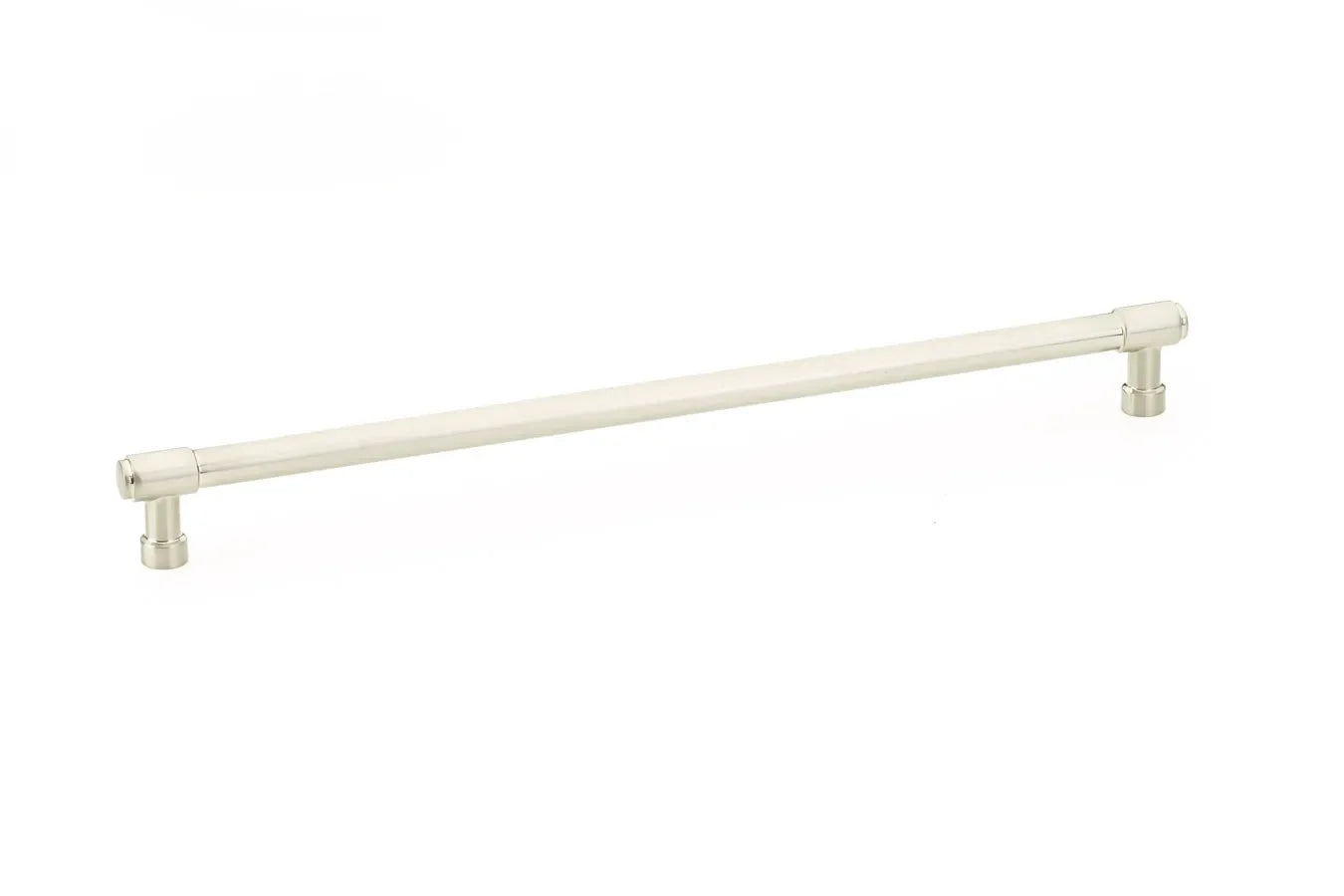 The Emtek Jasper Cabinet Pull, 12" Center to Center in Satin Nickel finish