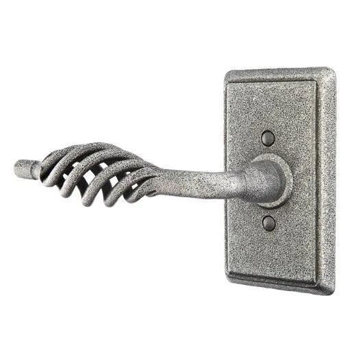 Emtek Lafayette Lever With #3 Rosette Satin Steel