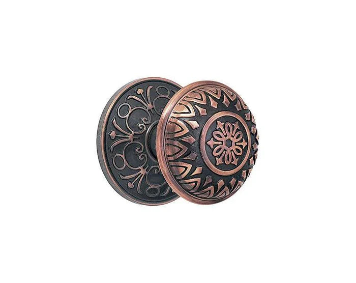 Emtek Lancaster Knob with Lancaster Rosette Oil Rubbed Bronze