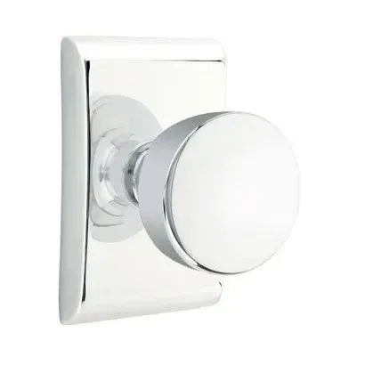 EmtekEmtek Laurent Round Knob with Neos Rosette in 