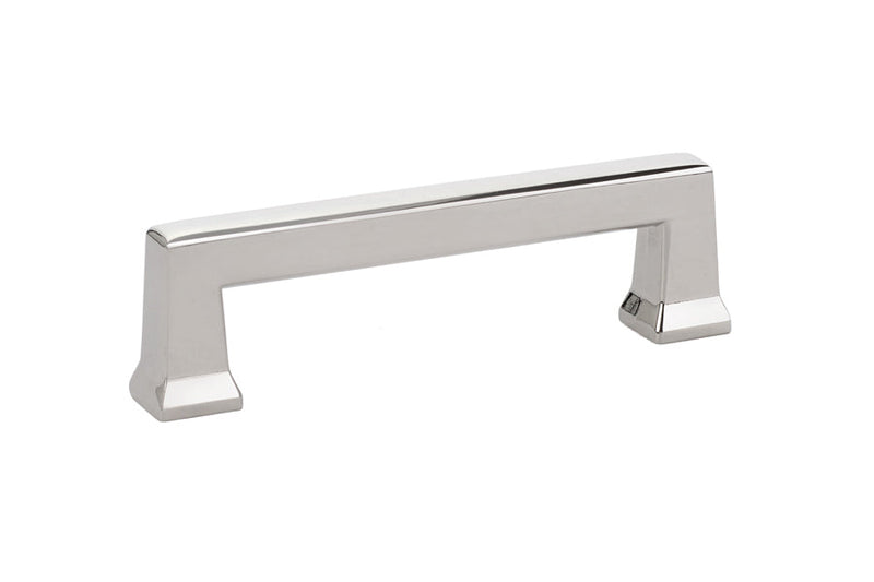 The Emtek Alexander Cabinet Pull, 3 1/2" Center to Center in Lifetime Polished Nickel finish