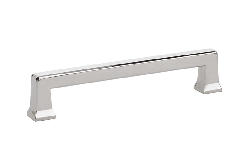 The Emtek Alexander Cabinet Pull, 5" Center to Center in Lifetime Polished Nickel finish