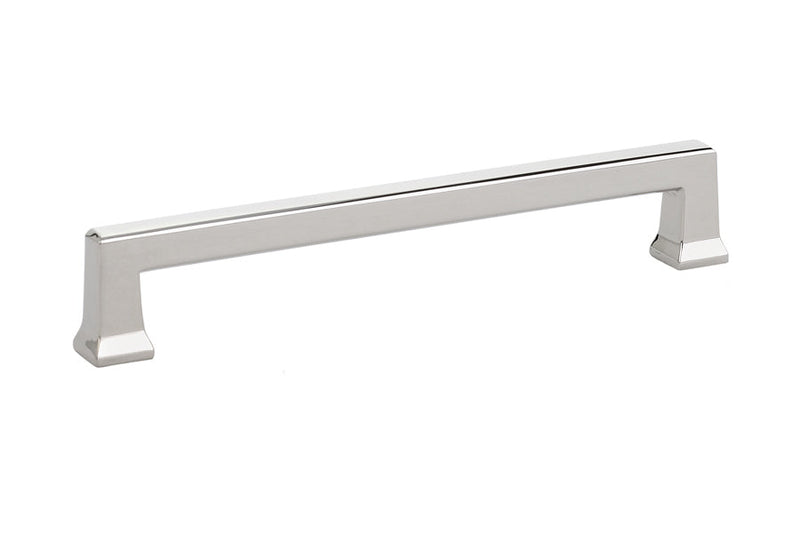 The Emtek Alexander Cabinet Pull, 6" Center to Center in Lifetime Polished Nickel finish