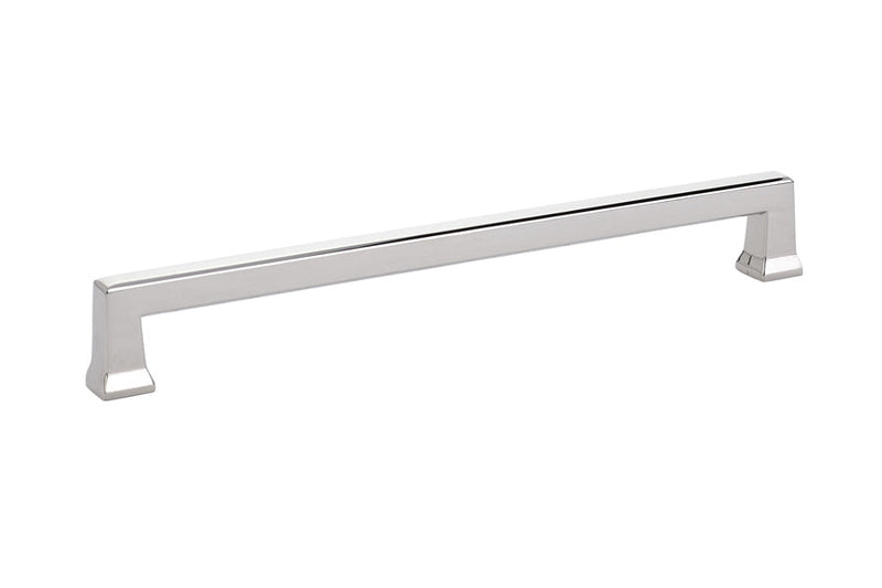 The Emtek Alexander Cabinet Pull, 8" Center to Center in Lifetime Polished Nickel finish