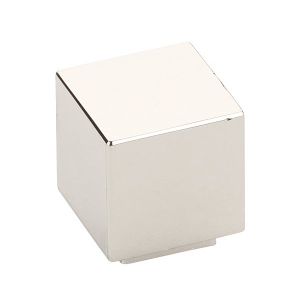 The Emtek Allerton Cabinet Knob in Lifetime Polished Nickel finish.