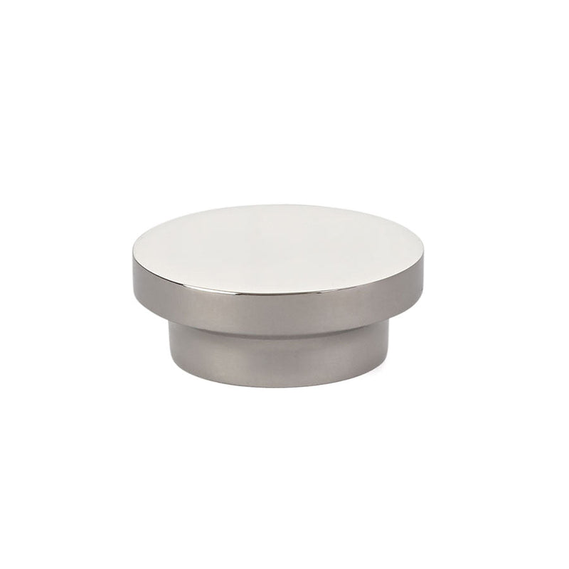 The Emtek District Cabinet Knob, 1 5/8" in Lifetime Polished Nickel finish