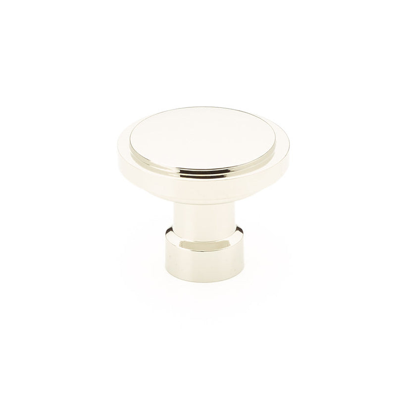 The Emtek Haydon Cabinet Knob, 1 3/4" in Lifetime Polished Nickel finish