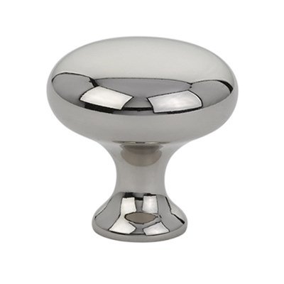 The Emtek Providence Brass Cabinet Knob in Lifetime Polished Nickel finish