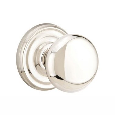 Emtek Providence Knob with Regular Rosette in Lifetime Polished Nickel finish