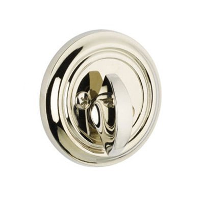 Emtek Regular Single Sided Deadbolt in Lifetime Polished Nickel finish