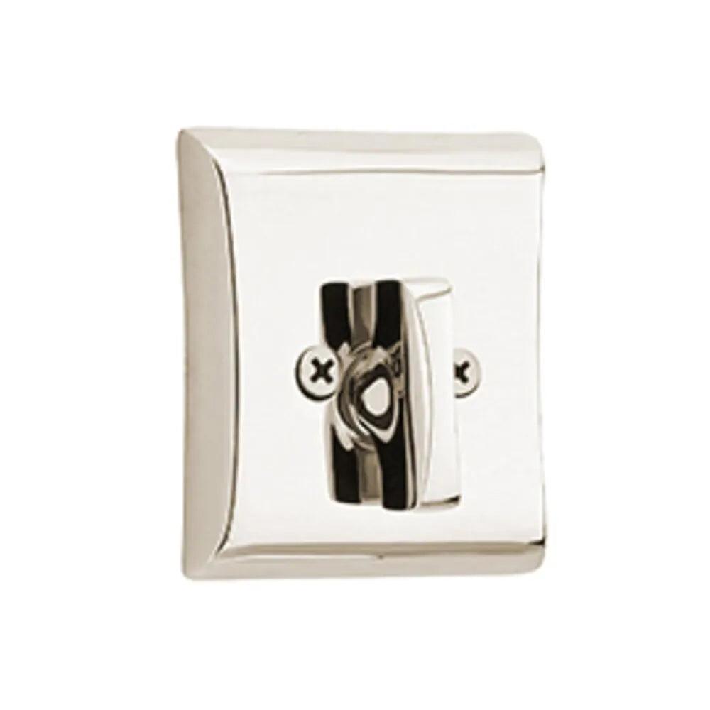 Emtek Single Sided Neos Deadbolt in Lifetime Polished Nickel finish