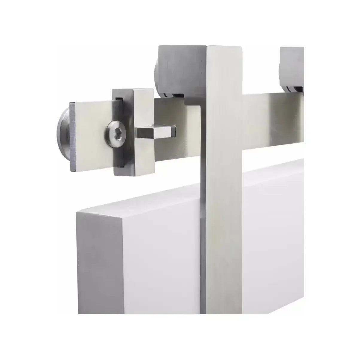 Emtek Low Profile Concealed Wheel Hanger 16' Track in Brushed Stainless Steel finish