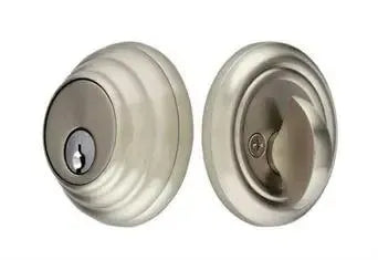 Emtek Low Profile Keyed Deadbolt in Satin Nickel finish