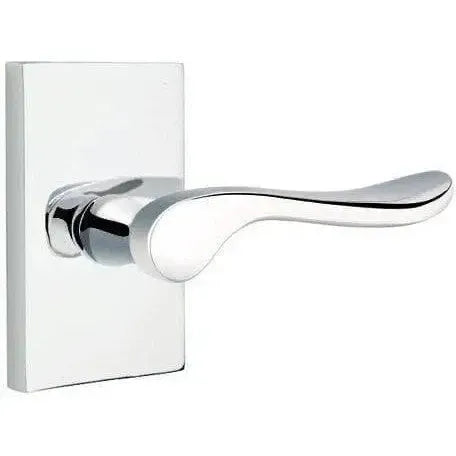 EmtekEmtek Luzern Lever With Modern Rectangular Rosette in 