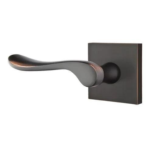 Emtek Luzern Lever With Square Rosette Oil Rubbed Bronze