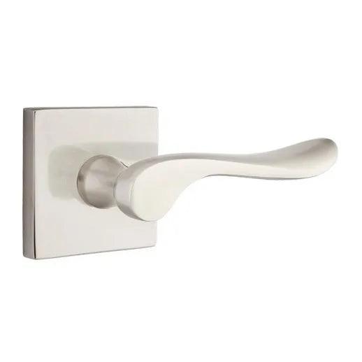 Emtek Luzern Lever With Square Rosette Satin Nickel