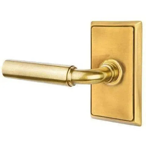 EmtekEmtek Manning Lever With Rectangular Rosette in 