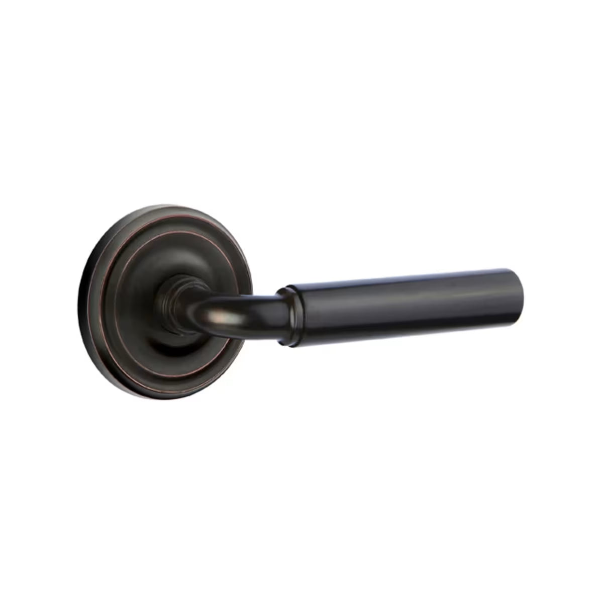 Emtek Manning Lever with Regular Rosette in Oil Rubbed Bronze finish