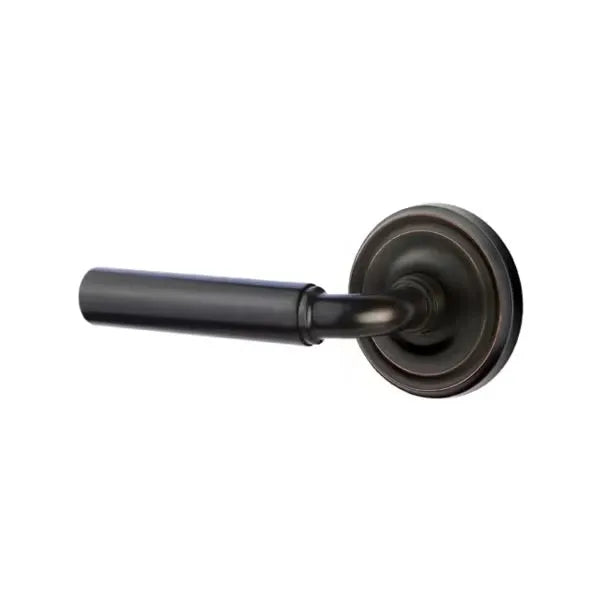 Emtek Manning Lever with Regular Rosette in Oil Rubbed Bronze finish
