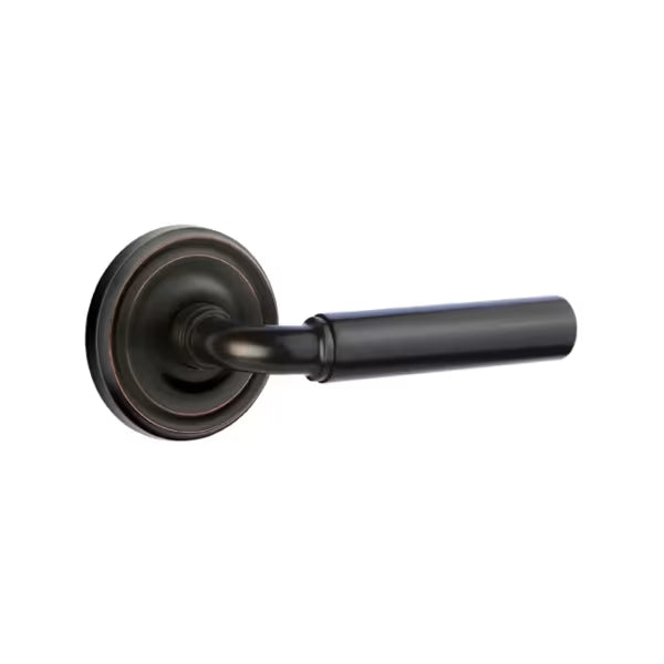 Emtek Manning Lever with Regular Rosette in Oil Rubbed Bronze finish