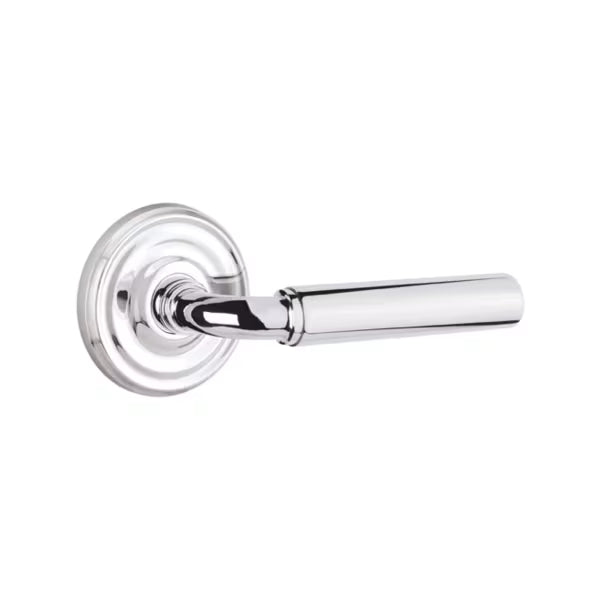 Emtek Manning Lever with Regular Rosette in Polished Chrome finish