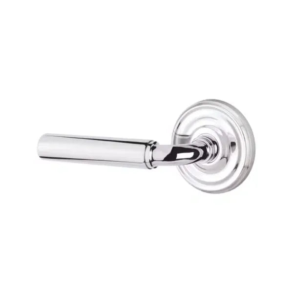 Emtek Manning Lever with Regular Rosette in Polished Chrome finish