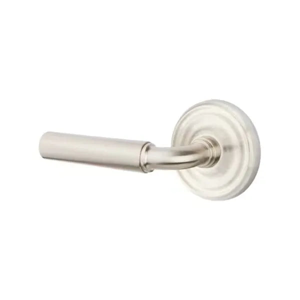 Emtek Manning Lever with Regular Rosette in Satin Nickel finish