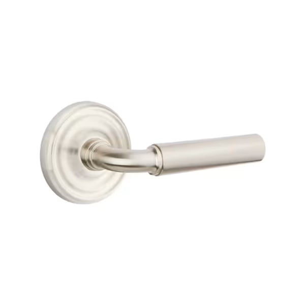 Emtek Manning Lever with Regular Rosette in Satin Nickel finish