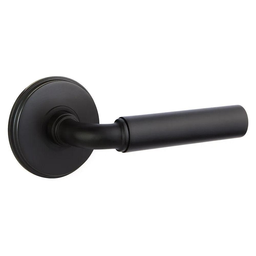 Emtek Manning Lever With Watford Rosette Flat Black