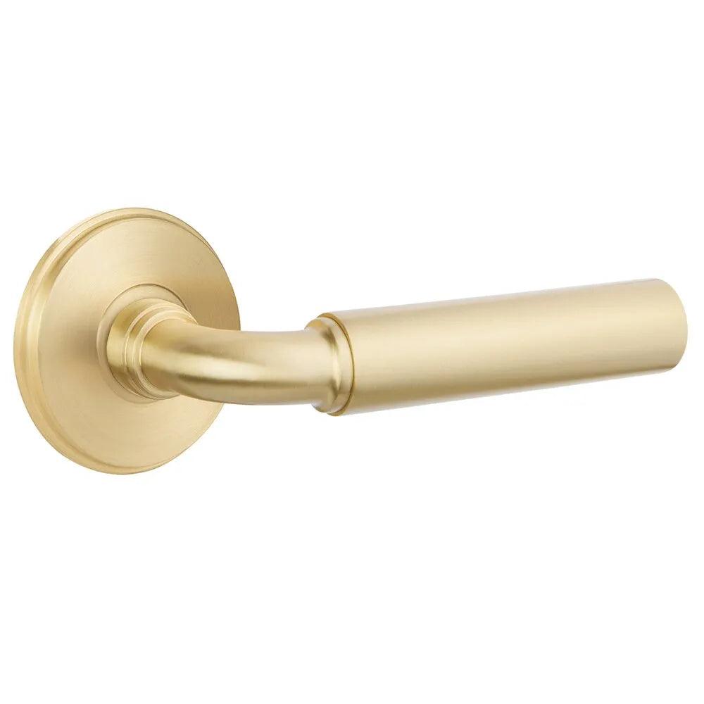 Emtek Manning Lever With Watford Rosette Satin Brass