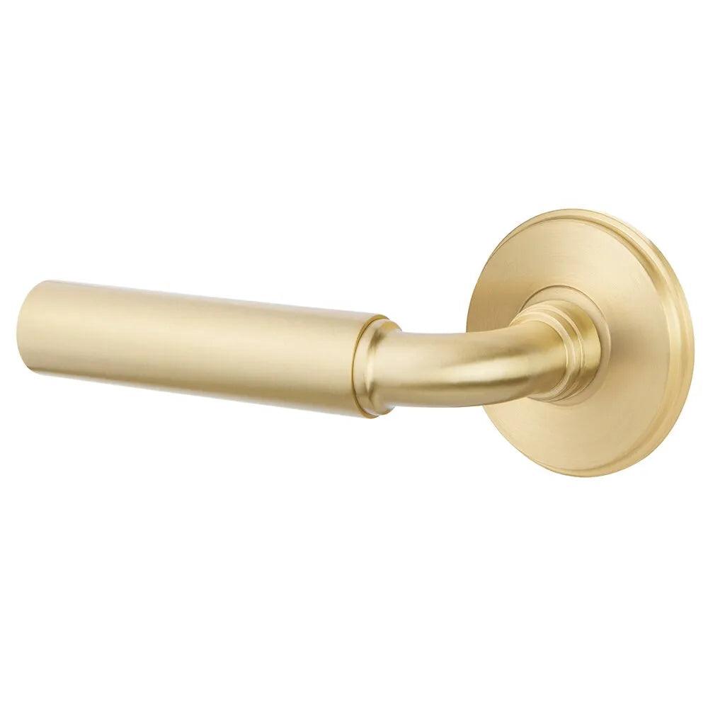 Emtek Manning Lever With Watford Rosette Satin Brass