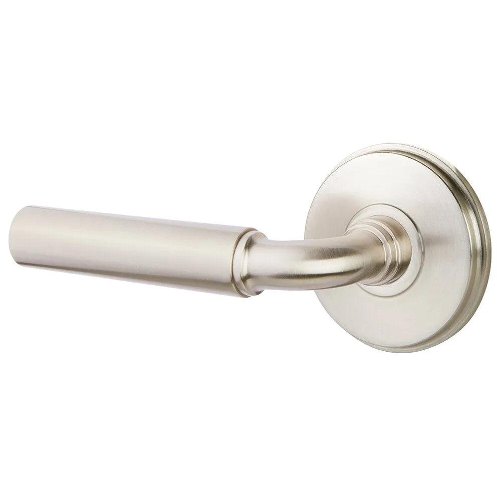 Emtek Manning Lever With Watford Rosette Satin Nickel
