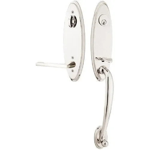 EmtekEmtek Marietta Tubular Entrance Handleset With Helios Lever in 
