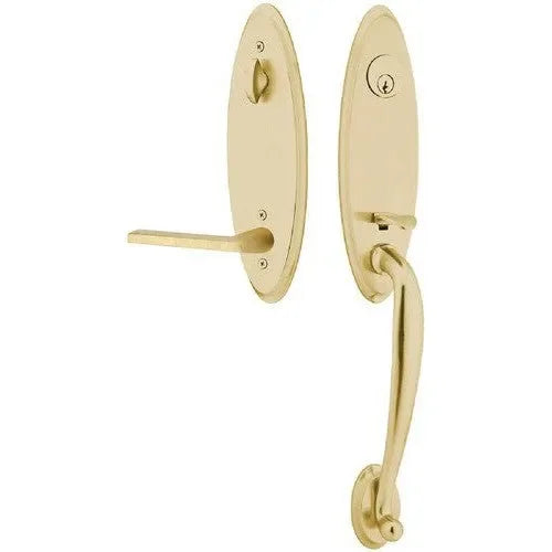 EmtekEmtek Marietta Tubular Entrance Handleset With Helios Lever in 