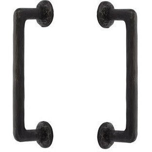 Emtek Back to Back Rod Bronze Door Pull, 8" Center to Center in Medium Bronze Patina finish