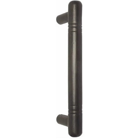 Emtek Concealed Surface Mount Nunez Bronze Door Pull, 8" Center to Center in Medium Bronze Patina finish