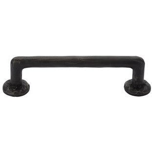 Emtek Concealed Surface Mount Rod Bronze Door Pull, 8" Center to Center in Medium Bronze Patina finish