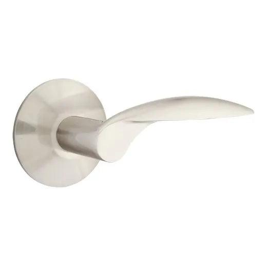 Emtek Mercury Lever With Modern Rosette in Satin Nickel finish